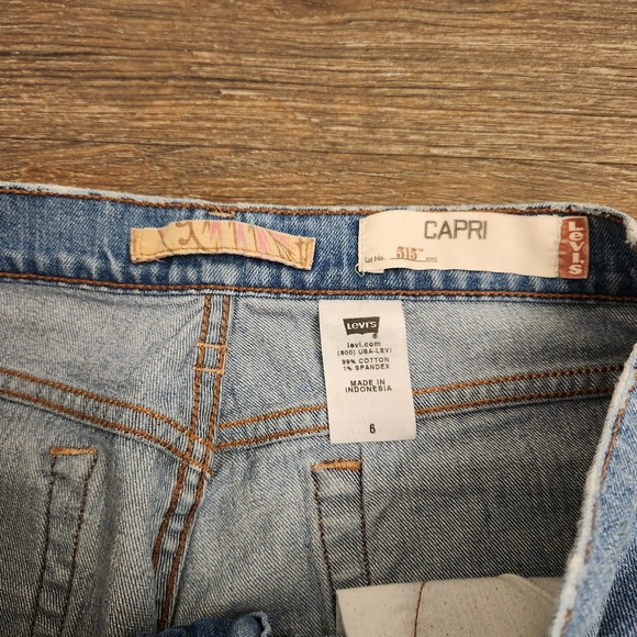 Levi Strauss & Co Capri Lot 515 Ladies Womens Size 6 Jeans - Picture 5 of 7